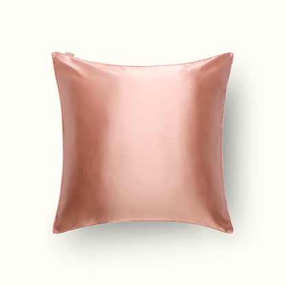 Taie d'oreiller 100% pure soie de mûrier - Bois de rose
