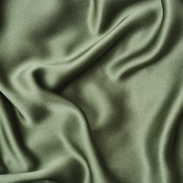 Taie d'oreiller 100% pure soie de mûrier - Vert sauge