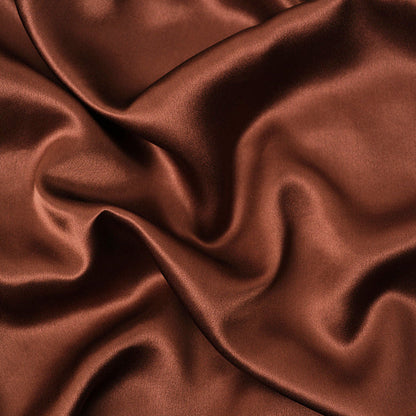 Taie d'oreiller 100% pure soie de mûrier - Moka